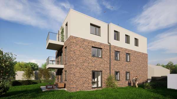 Hausansicht - Etagenwohnung in 46325 Borken mit 56m² kaufen