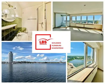 Traumhafte Aussicht!  2-Zimmer-Apartment mit Loggia im Wikingturm 21. OG 