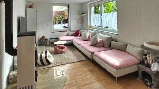 Wohnzimmer EG - Zweifamilienhaus in 78727 Oberndorf mit 140m² kaufen