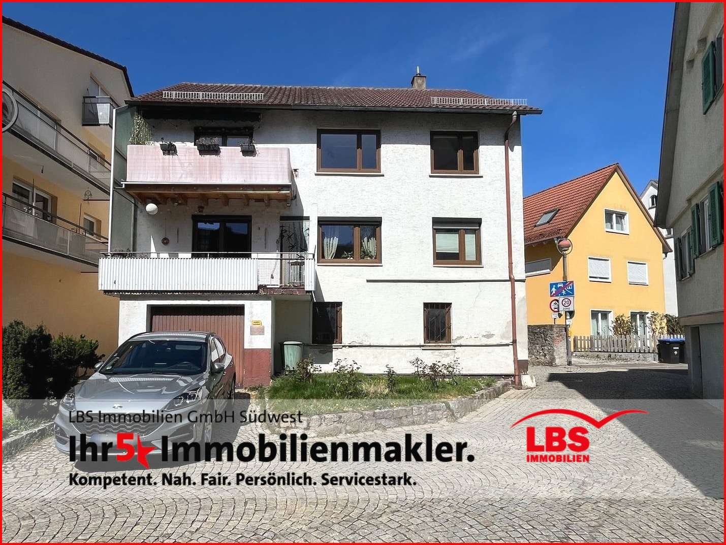 Außenansicht - Zweifamilienhaus in 72160 Horb mit 169m² kaufen