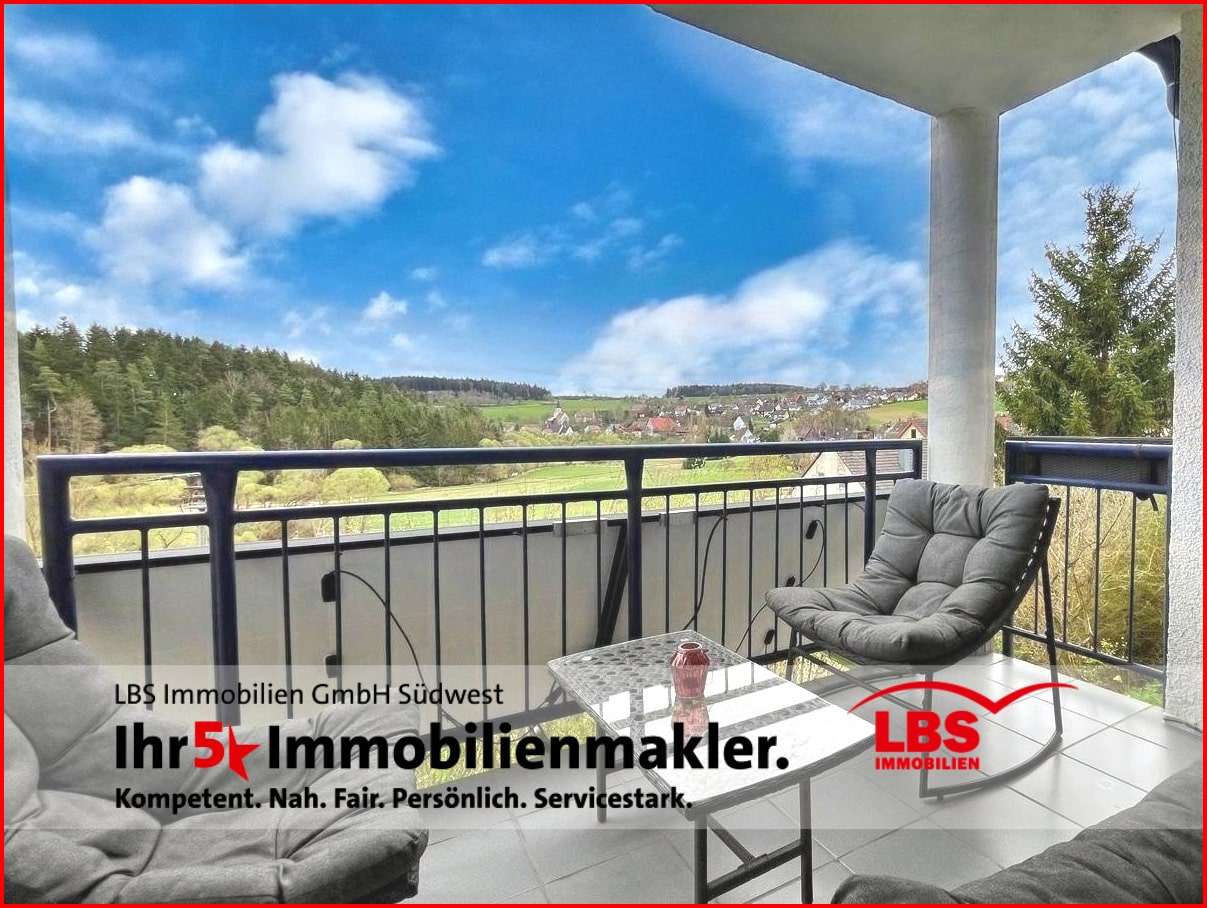Balkon - Erdgeschosswohnung in 78658 Zimmern mit 81m² kaufen