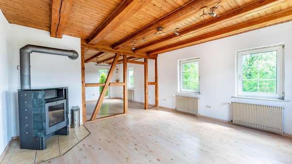 Wohnzimmer - Doppelhaushälfte in 78628 Rottweil mit 160m² kaufen