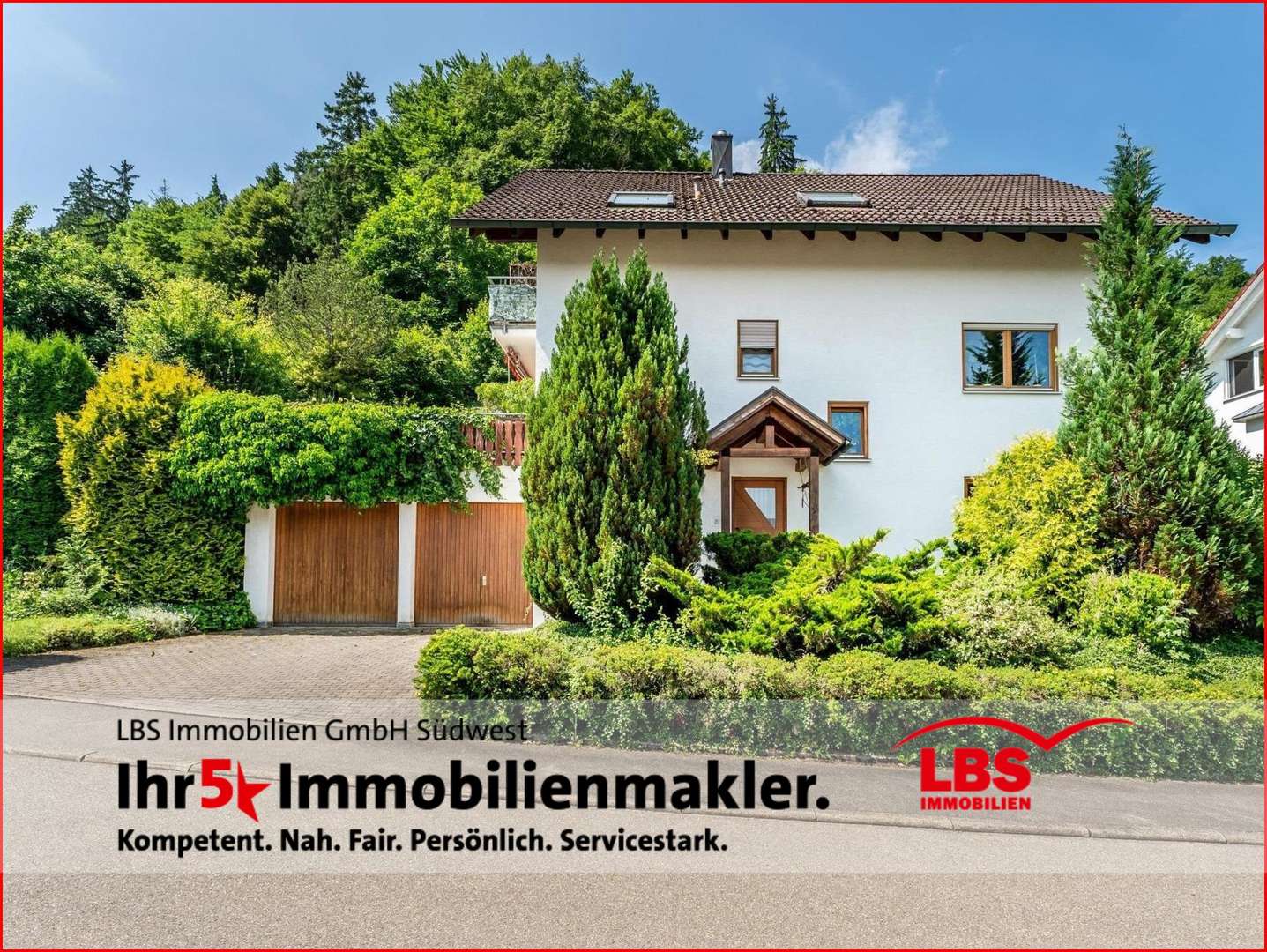 Straßenansicht Straßenansicht - Zweifamilienhaus in 78727 Oberndorf mit 198m² kaufen