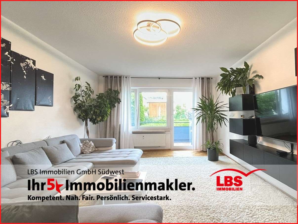 Wohnzimmer Wohnzimmer - Erdgeschosswohnung in 78628 Rottweil mit 78m² kaufen