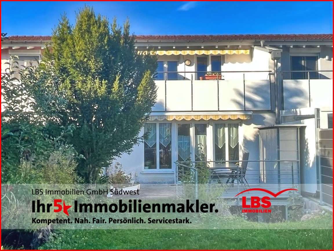 Gartenansicht Gartenansicht - Reihenmittelhaus in 78628 Rottweil mit 131m² kaufen