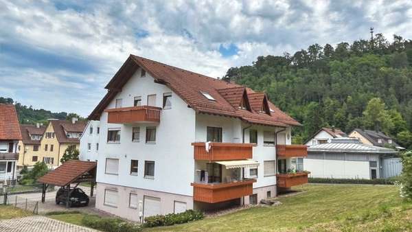 Gartenansicht Gartenansicht - Etagenwohnung in 72172 Sulz mit 77m² kaufen