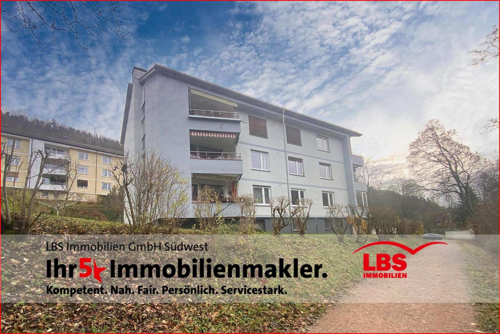 Außenansicht - Erdgeschosswohnung in 78727 Oberndorf mit 71m² kaufen