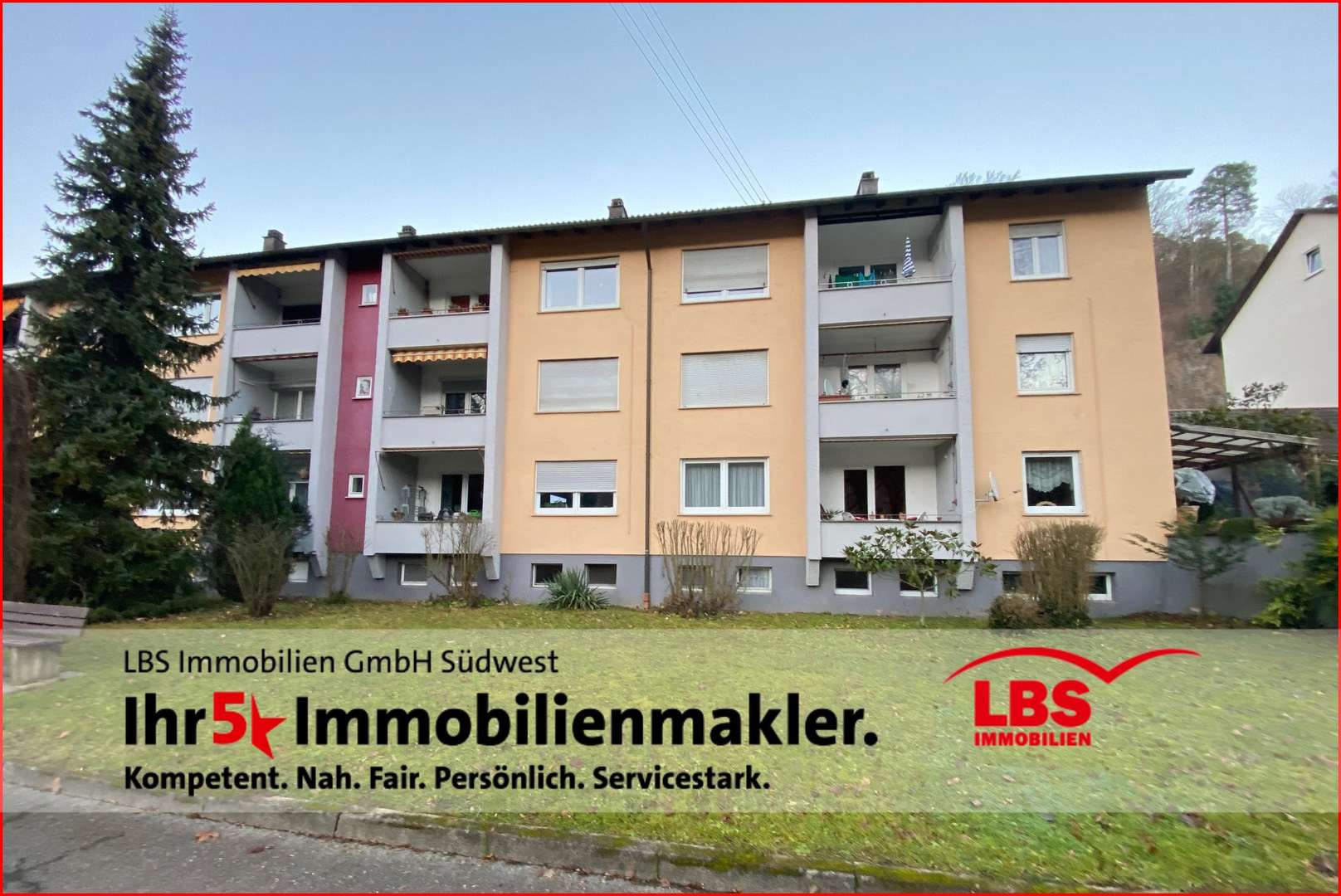 Außenansicht - Etagenwohnung in 78727 Oberndorf mit 58m² kaufen