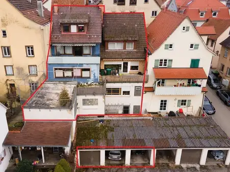 Stadthaus mit Wohn- und Geschäftsteil inkl. 3 Garagen