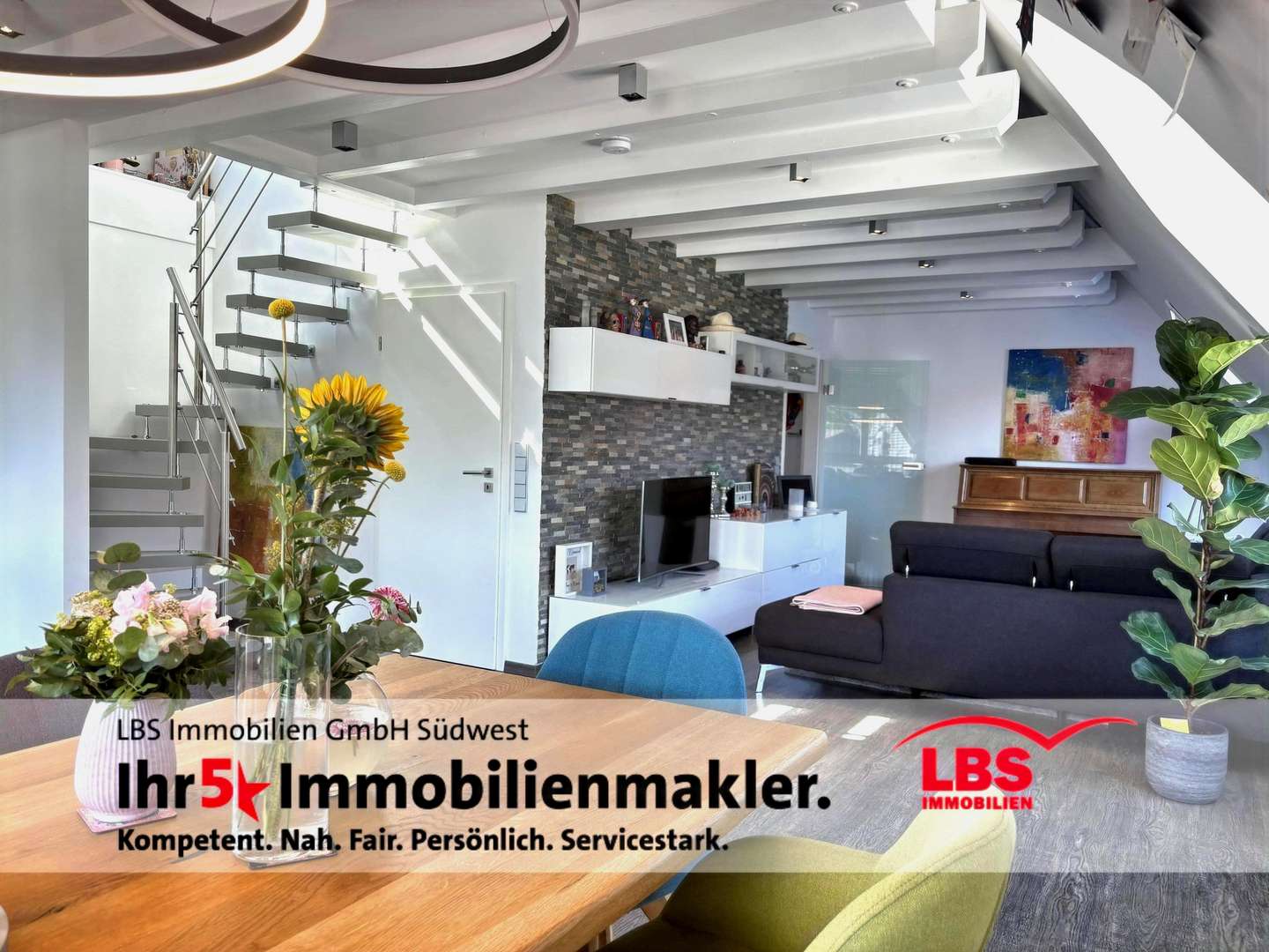 Esszimmer/ Wohnzimmer Esszimmer/ Wohnzimmer - Maisonette-Wohnung in 74211 Leingarten mit 130m² kaufen