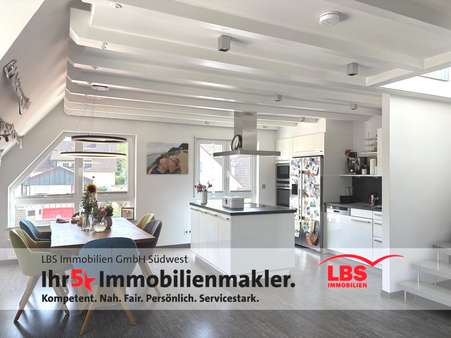Küche_Essbereich Küche_Essbereich - Maisonette-Wohnung in 74211 Leingarten mit 130m² kaufen