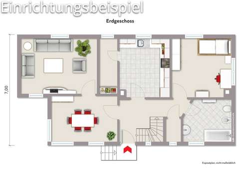 01 Erdgeschoss 01 Erdgeschoss - Zweifamilienhaus in 76571 Gaggenau mit 184m² kaufen