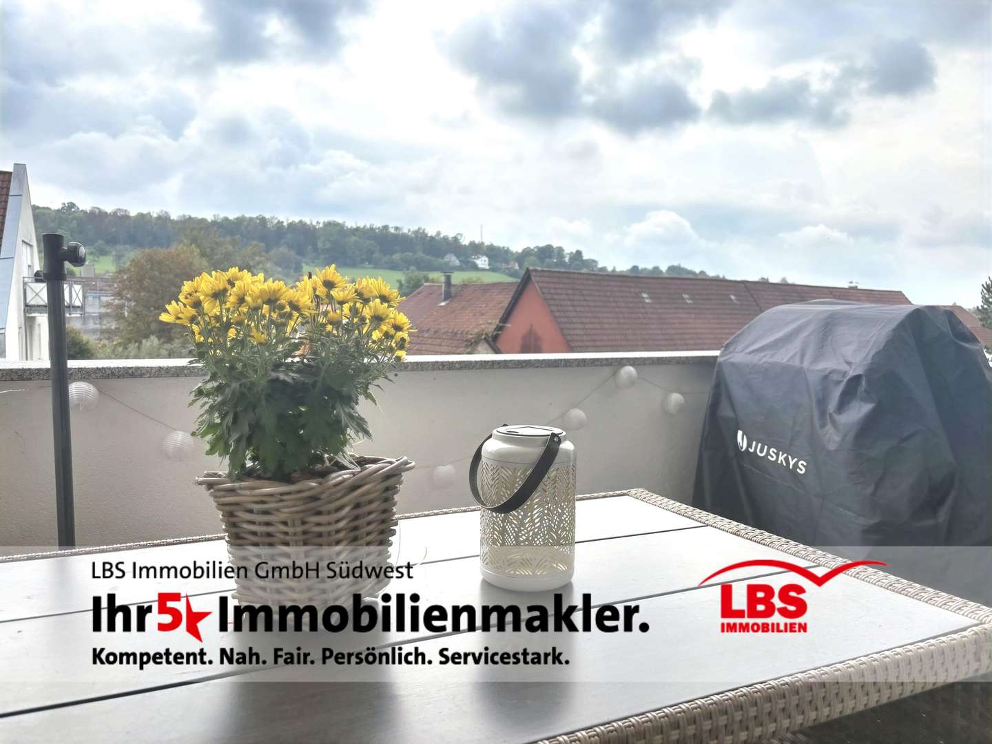 Balkon Balkon - Dachgeschosswohnung in 73035 Göppingen mit 100m² kaufen