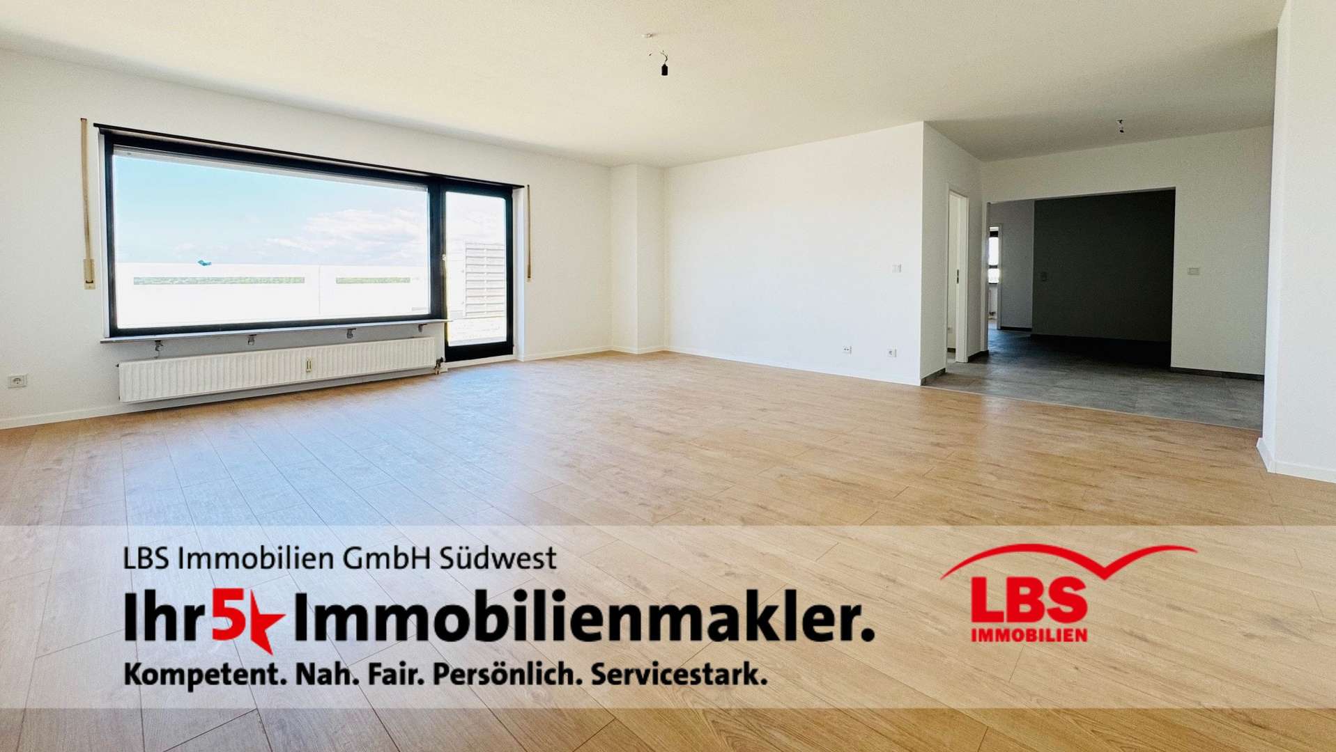 Wohnzimmer - Penthouse-Wohnung in 68775 Ketsch mit 144m² kaufen