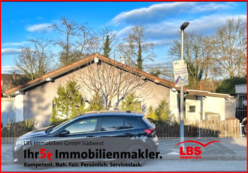 Hausfassade Abendsonne - Bungalow in 68219 Mannheim mit 120m² kaufen