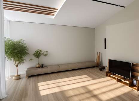 Wohnzimmer (Beispiel) - Reihenendhaus in 41749 Viersen mit 135m² kaufen