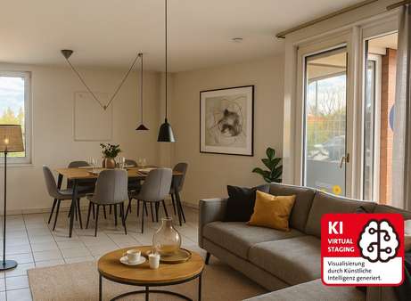 Wohn- und Esszimmer Wohn- und Esszimmer - Maisonette-Wohnung in 41747 Viersen mit 100m² kaufen