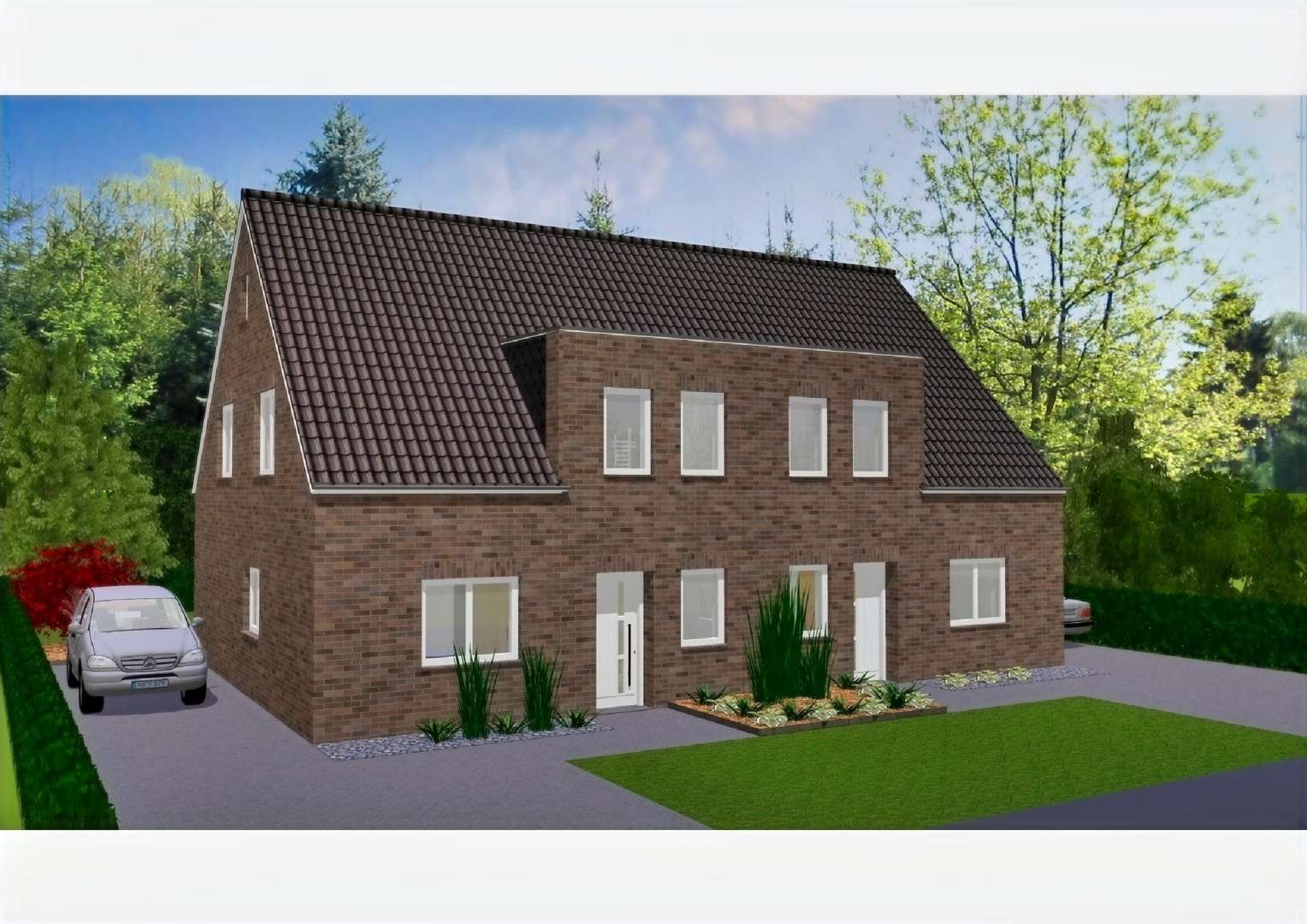 Ansichten vorne.pdf - Doppelhaushälfte in 48249 Dülmen mit 100m² kaufen