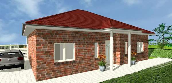 Außenansicht straßenseitig - Einfamilienhaus in 48653 Coesfeld mit 103m² günstig kaufen