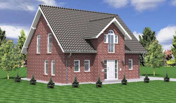 Beispiel mit rotem Verblender - Einfamilienhaus in 48308 Senden mit 133m² kaufen