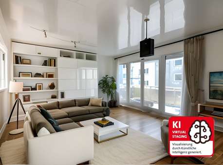 Wohnzimmer Beispiel Wohnzimmer Beispiel - Etagenwohnung in 50668 Köln mit 94m² kaufen