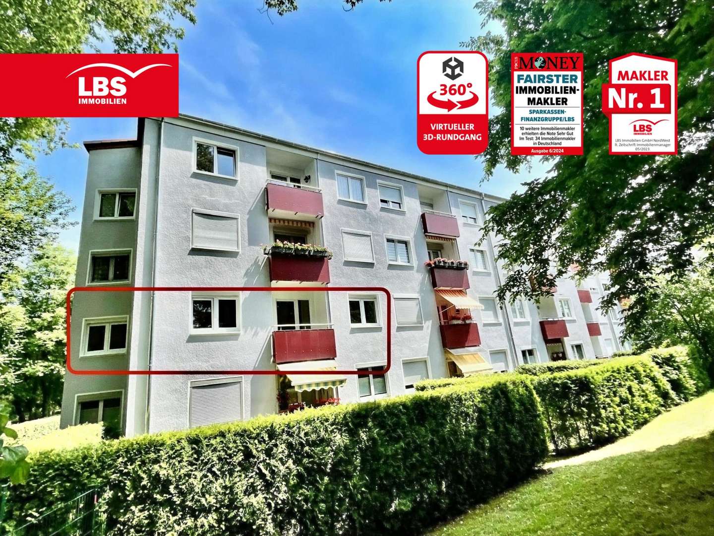 Außenansicht Außenansicht - Etagenwohnung in 44265 Dortmund mit 60m² kaufen