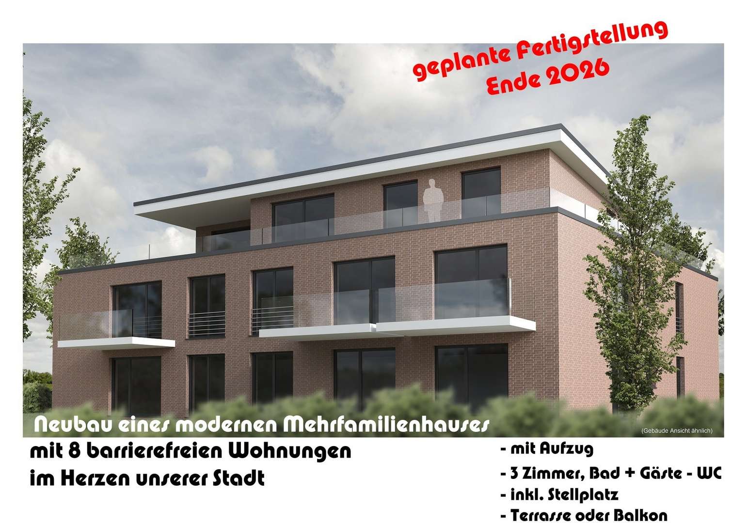 Ansicht (Abbildung ähnlich) Ansicht (Abbildung ähnlich) - Etagenwohnung in 46485 Wesel mit 76m² kaufen