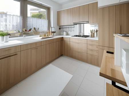 Küche KI-generiert Küche KI-generiert - Doppelhaushälfte in 47443 Moers mit 98m² kaufen