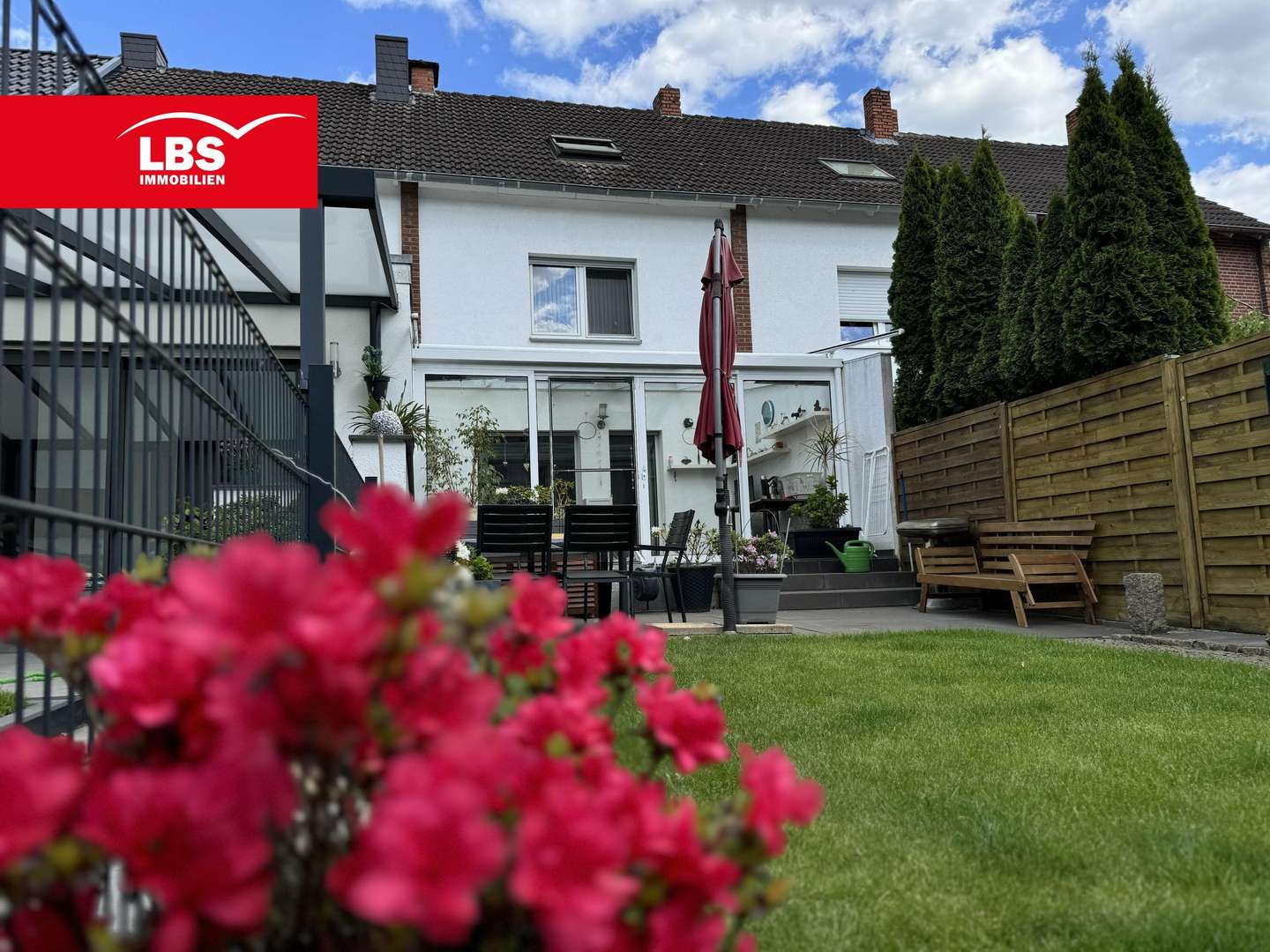 Gartenansicht - Reihenmittelhaus in 48429 Rheine mit 110m² kaufen