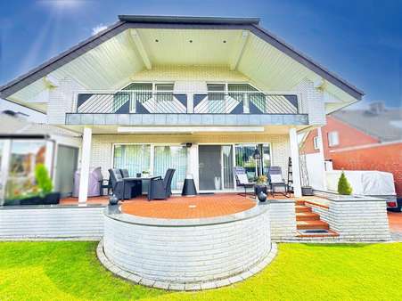 Ansicht Garten - Einfamilienhaus in 48485 Neuenkirchen mit 160m² kaufen