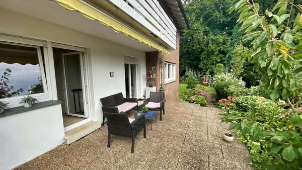 Ihre Sonnenterrasse mit Markise Ihre Sonnenterrasse mit Markise - Zweifamilienhaus in 49477 Ibbenbüren mit 170m² kaufen