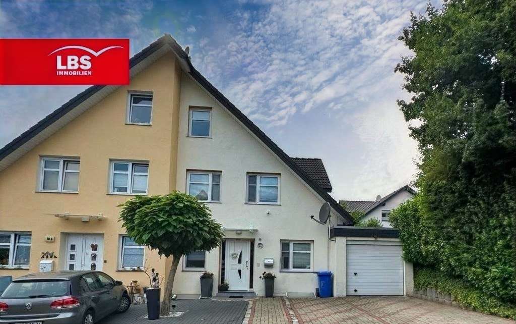 Hausansicht vorne Hausansicht vorne - Doppelhaushälfte in 49492 Westerkappeln mit 120m² kaufen