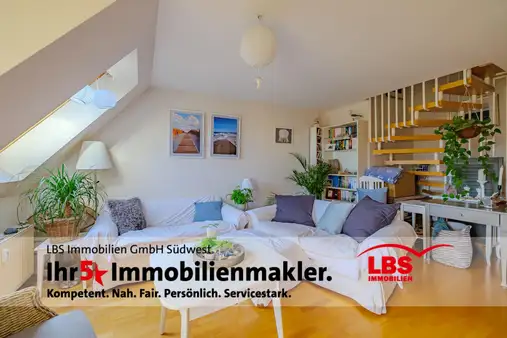 Tolle Maisonette-Wohnung mit atemberaubenden Ausblick! 