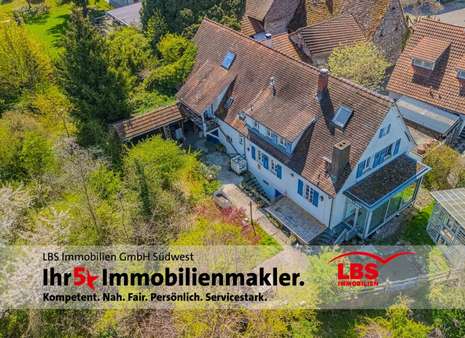 Luftbild Nord-West - Zweifamilienhaus in 79415 Bad Bellingen mit 264m² kaufen