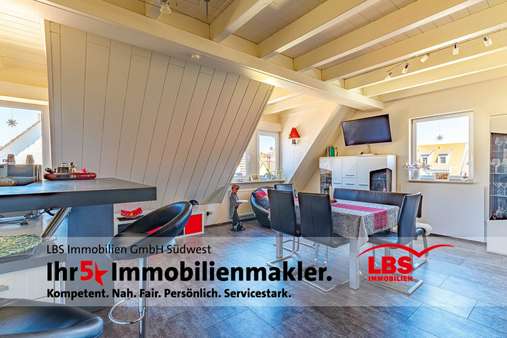 Ess/Wohnbereich - Maisonette-Wohnung in 79341 Kenzingen mit 96m² kaufen