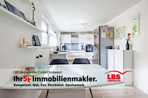 Essbereich/Einbauküche - Erdgeschosswohnung in 79189 Bad Krozingen mit 77m² kaufen