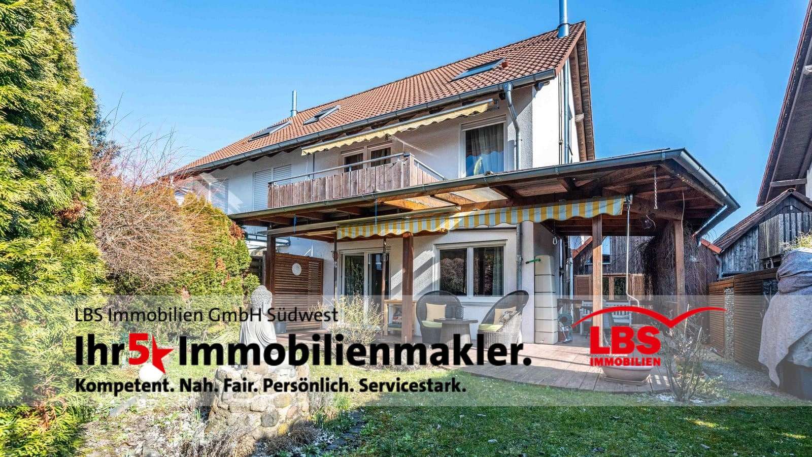 Garten / Terrasse Garten / Terrasse - Doppelhaushälfte in 88696 Owingen mit 141m² kaufen