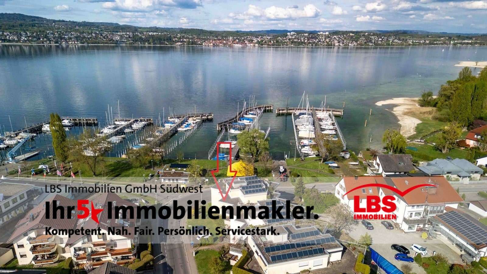 Luftbild (Pfeil) Luftbild (Pfeil) - Appartement in 78465 Konstanz mit 34m² kaufen
