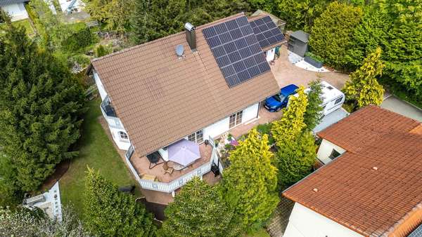 Luftbild - Einfamilienhaus in 72477 Schwenningen mit 220m² kaufen