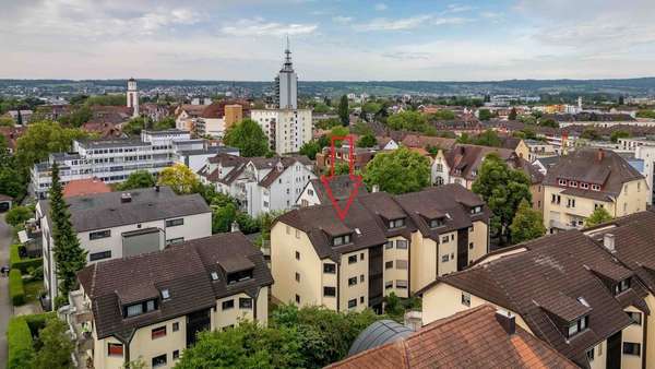 Haus Luftbild - Etagenwohnung in 78464 Konstanz mit 88m² kaufen