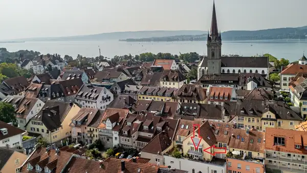 Radolfzell-Altstadt: Schöne 2-Zimmerwohnung im 2.OG mit großem Balkon in TOP Zustand