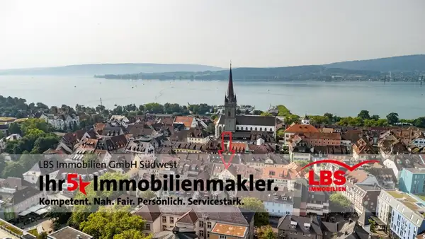 Radolfzell-Altstadt: Schöne 2-Zimmerwohnung im 2.OG mit großem Balkon in TOP Zustand
