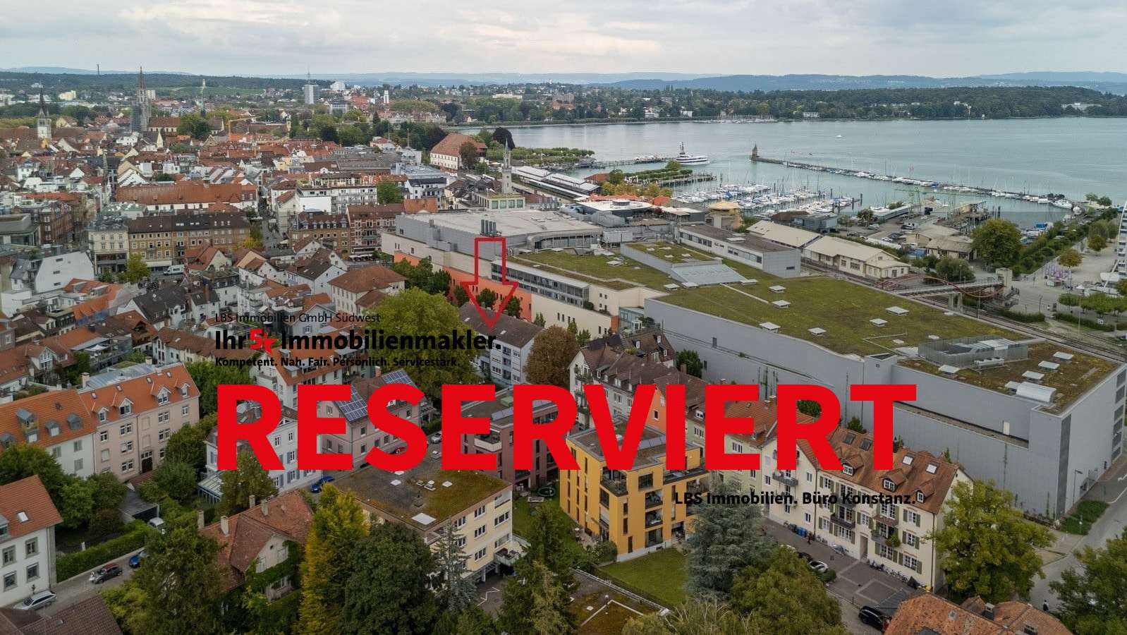 Luftbild Pfeil - Etagenwohnung in 78462 Konstanz mit 80m² kaufen