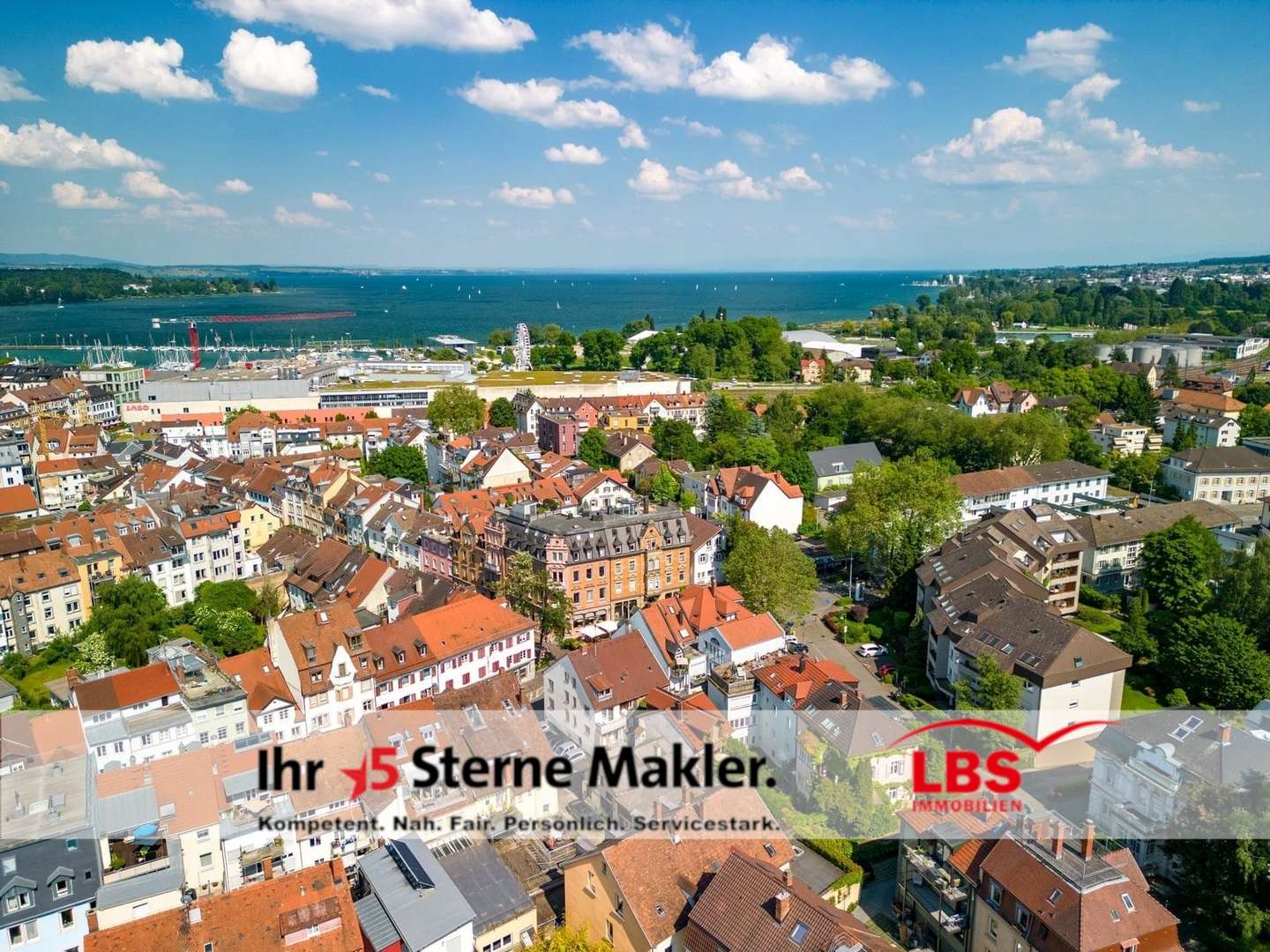 Luftbild nähere Umgebung - Grundstück in 78462 Konstanz mit 855m² kaufen