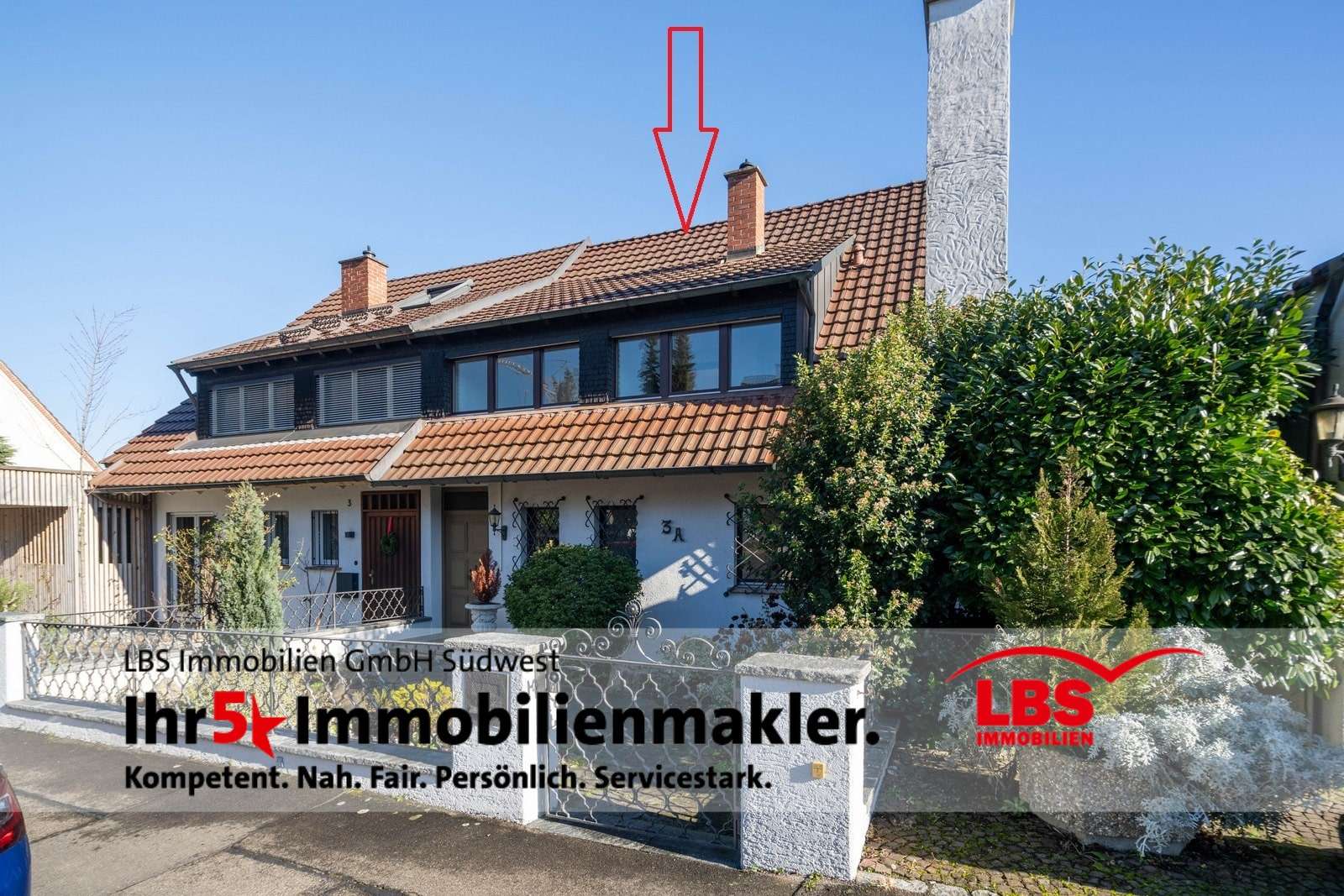 Hausansicht - Doppelhaushälfte in 78464 Konstanz mit 179m² kaufen