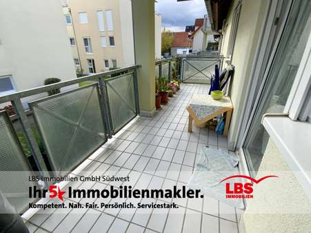 Balkon - Etagenwohnung in 69168 Wiesloch mit 46m² kaufen