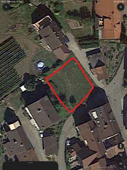 Luftbild markiert - Grundstück in 76534 Baden-Baden mit 521m² kaufen