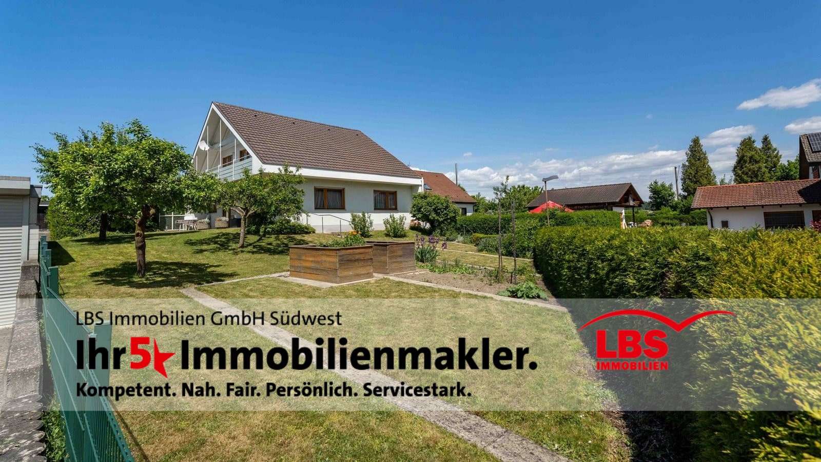 Ansicht Süd - Einfamilienhaus in 78259 Mühlhausen-Ehingen mit 161m² kaufen