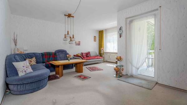 Wohnzimmerbereich - Etagenwohnung in 78224 Singen mit 65m² kaufen