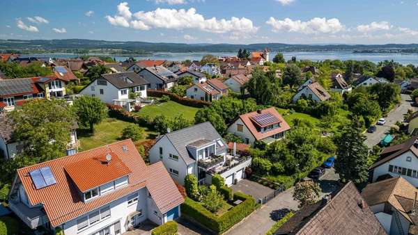 Ansicht Süd-West - Einfamilienhaus in 78343 Gaienhofen mit 213m² kaufen